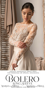 BRAUT Bolero, Kleider, Strumpfband SPITZEN HOCHZEITSBOLERO Elfenbein Spitzen Hochzeitsbolero mit Puffärmeln, Shrug Frauen Hochzeit, Braut Rückenfreies Coverup, Elfenbein Bluse für die Braut, Braut Spitzenbluse, Kleid Capelet8