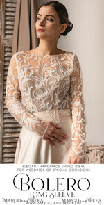 BRAUT Bolero, Kleider, Strumpfband SPITZEN HOCHZEITSBOLERO Elfenbein Spitzen Hochzeitsbolero mit Puffärmeln, Shrug Frauen Hochzeit, Braut Rückenfreies Coverup, Elfenbein Bluse für die Braut, Braut Spitzenbluse, Kleid Capelet8