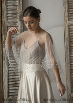 BRIDE bolero, robes, garter LACE WEDDING BOLERO Ivory tulle Wedding bolero, Shrug Women Wedding, Bridal Coverup, Ivory Blouse for Bride, Bridal Tulle Blouse, dress capalet17