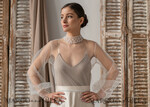 BRIDE bolero, robes, garter LACE WEDDING BOLERO Ivory tulle Wedding bolero puff sleeve, Shrug Women Wedding, Bridal Coverup, Ivory Blouse for Bride, Bridal Tulle Blouse, dress capalet13