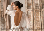 BRIDE bolero, robes, garter LACE WEDDING BOLERO Ivory Silk Wedding bolero long sleeve, Shrug Women Wedding, Bridal Modest Coverup, Boho Blouse for Bride, Bridal Lace Blouse, dress capalet12