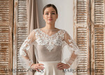 BRIDE bolero, robes, garter LACE WEDDING BOLERO Ivory Lace Wedding bolero puff sleeve, Shrug Women Wedding, Bridal Backless Coverup, Ivory Blouse for Bride, Bridal Lace Blouse, dress capalet13