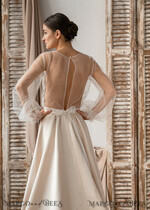 BRIDE bolero, robes, garter LACE WEDDING BOLERO Ivory Lace Wedding bolero long sleeve, Shrug Women Wedding, Bridal Backless Coverup, Ivory Blouse for Bride, Bridal Lace Blouse, dress capalet15