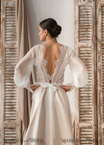 BRIDE bolero, robes, garter LACE WEDDING BOLERO Ivory Silk and Lace Wedding bolero long sleeve, Shrug Women Wedding, Bridal Backless Coverup, Ivory Blouse for Bride, Bridal Lace Blouse, dress capalet21