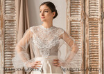 BRIDE bolero, robes, garter LACE WEDDING BOLERO Ivory Lace Wedding bolero puff sleeve, Shrug Women Wedding, Bridal Backless Coverup, Ivory Blouse for Bride, Bridal Lace Blouse, dress capalet12
