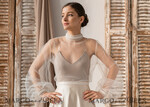 BRIDE bolero, robes, garter LACE WEDDING BOLERO Ivory tulle Wedding bolero puff sleeve, Shrug Women Wedding, Bridal Coverup, Ivory Blouse for Bride, Bridal Tulle Blouse, dress capalet16