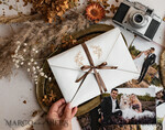 PHOTO ALBUM/ PHOTO BOX  envelopes for photos Packaging for Wedding and Family Photographers, Customized leather Envelope for Photos, engraved leather Case Prints 5x77