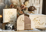 CARD BOXES Wood Eco Rustic Card boxes rustic wood Set Card Box Guestbook & Sign, Wedding Card Box with lock Instant Instax Guestbook, wooden Wedding Money Box Sing Guestbook Set,  Card Box with slot and lock  cards and gift Arch acrylic sign set32