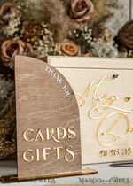 CARD BOXES Wood Eco Rustic Card boxes rustic wood Set Card Box  & Sign, Wedding Card Box with lock cards gifts sign with stand, wooden Wedding Money Box Sing Guestbook Set,  Card Box with slot and lock  cards and gift Arch acrylic sign set17
