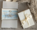 BRIDE bolero, robes, garter GARTER FOR BRIDE Set of Two gartes, personalised wedding garter in box, something blue tulle garter & personalised toss set, garter for bride, bridal shower gift for bride, tulle garter set, gift for bride, toss garter4