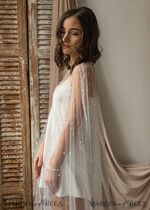 BRAUT Bolero, Kleider, Strumpfband NACHTKLEID / UNTERHEMD Weißes/Elfenbein Nachthemd mit Perlen, Seidensatin für die Braut, Brautunterkleid, Hochzeitsunterwäsche, Brautunterwäsche, Braut-Nachthemd.16