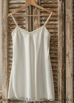 BRAUT Bolero, Kleider, Strumpfband NACHTKLEID / UNTERHEMD Weißes/Elfenbein Nachthemd mit Perlen, Seidensatin für die Braut, Brautunterkleid, Hochzeitsunterwäsche, Brautunterwäsche, Braut-Nachthemd.16