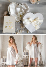 BRAUT Bolero, Kleider, Strumpfband NACHTKLEID / UNTERHEMD Weißes Spitzen-Nachtkleid aus Seidensatin für die Braut, Brautunterkleid, Hochzeitsreise-Lingerie, Braut-Lingerie, Braut-Nachtkleid8