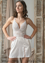 BRAUT Bolero, Kleider, Strumpfband NACHTKLEID / UNTERHEMD Weißes Spitzen-Nachtkleid aus Seidensatin für die Braut, Braut-Unterkleid, Hochzeitsunterwäsche, Brautunterwäsche, Braut-Nachtkleid8