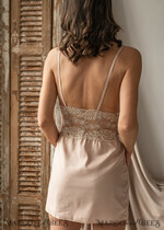 BRAUT Bolero, Kleider, Strumpfband NACHTKLEID / UNTERHEMD Weiß/ Elfenbein/ Beige Nachthemd Seidensatin für die Braut, Brautunterkleid, Hochzeitsunterwäsche, Brautunterwäsche Braut Nachthemd9