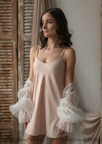 BRAUT Bolero, Kleider, Strumpfband NACHTKLEID / UNTERHEMD Weiß/ Elfenbein/ Beige Spitzen-Nachthemd aus Seidensatin für die Braut, Brautunterkleid, Hochzeitsnachtwäsche, Brautunterwäsche, Braut-Nachthemd8