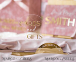 TABLE DECOR SIGNS Guestbook & Cards Gifts Signs Golden Acrylic gifts & cards signs with stand, blush pink Velvet and gold guestbook Sign, Golden Plexi gifts & cards signs, Luxury Wedding guestbook Decor Centerpieces16