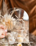 TABLE DECOR SIGNS Guestbook & Cards Gifts Signs Transparent Acrylic sign Our guestbook Sign, Half Arch Beige Ombre Acrylic Gold Guestbook Sign, Nude Gold Plexi Sign Our guestbook, Taupe Luxury Wedding Table Decor, Wedding Signage Golden Mirror Guestbook Sign with stand3
