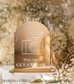 TABLE DECOR SIGNS Guestbook & Cards Gifts Signs Set of 3 Wedding Signs Polaroid  GuestBook Sign - Loving Memory Sign - Cards & Gifts Sign, Bundle Gold mirror Arch Cards Gifts Sign, Golden Plexi Sign Loving Memory Sign our Guestbook bulk5