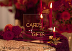 TABLE DECOR SIGNS Guestbook & Cards Gifts Signs Transparent Acrylic Cards And Gifts Sign, Gold Mirror Acrylic Sign, Clear Plexi Sign, Luxury Wedding Table Decor, Wedding Signage Golden Mirror Cards Sign      12