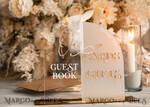 TABLE DECOR SIGNS Guestbook & Cards Gifts Signs Golden Acrylic gifts & cards signs with stand, Ivory Velvet and gold guestbook Sign, Golden Plexi gifts & cards signs, Luxury Wedding guestbook Decor Centerpieces9