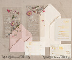 HOCHZEITS EINLADUNGEN Plexiglas Acrylspiegel Blush Pink Klarsicht-Echte Blumen Hochzeitskarten, Elegante Garten Pampasgras Hochzeitskarten, Samt transparente Hochzeitsanfragen, Hochzeits Einladungssuite18