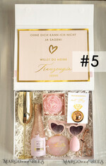 Brautjungfer/Trauzeuge Box Trauzeugin Geschenk Fragen Box XXL Trauzeugin Geschenk Fragen Box, Brautjungfer Trauzeuge, Möchtest Du meine Trauzeugin sein Box, Geschenkschachtel, Trauzeuge Fragen9