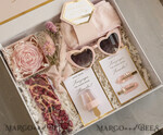Brautjungfer/Trauzeuge Box Trauzeugin Geschenk Fragen Box XXL Trauzeugin Geschenk Fragen Box, Brautjungfer Trauzeuge, Möchtest Du meine Trauzeugin sein Box, Geschenkschachtel, Trauzeuge Fragen11