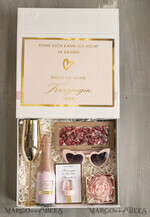 Brautjungfer/Trauzeuge Box Trauzeugin Geschenk Fragen Box XXL Trauzeugin Geschenk Fragen Box, Brautjungfer Trauzeuge, Möchtest Du meine Trauzeugin sein Box, Geschenkschachtel, Trauzeuge Fragen9