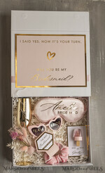 BRIDESMAID/BEST MAN BOX bridesmaid proposal box Personalized Bridesmaid Proposal Box with Robe, Complete Maid of Honour Box, Blush Will You Be My Bridesmaid box set9