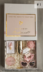 BRIDESMAID/BEST MAN BOX bridesmaid proposal box Personalized Bridesmaid Proposal Box with Robe, Complete Maid of Honour Box, Blush Will You Be My Bridesmaid box set10