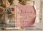 WEDDING GUEST BOOKS Hochzeitsgästebuch Hochzeitsfoto-Gästebuch Polaroid Gold Acrylic Hochzeitsgästebuch Personalisiert Schilderset Samtweißes Sofort-Fotobuch Boho Elegant Instax Hochzeitsfoto-Gästebuch19