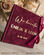 WEDDING GUEST BOOKS Hochzeitsgästebuch Hochzeitsfoto-Gästebuch Polaroid Gold Acrylic Hochzeitsgästebuch Personalisiert Schilderset Samtweißes Sofort-Fotobuch Boho Elegant Instax Hochzeitsfoto-Gästebuch16