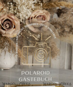 HOCHZEITS-GÄSTEBÜCHER Hochzeitsgästebuch Hochzeitsfoto-Gästebuch Polaroid Gold Acryl Hochzeitsgästebuch Personalisiertes Schilderset Samtbeige Sofort-Fotobuch Boho Elegant Instax Hochzeitsfoto-Gästebuch15