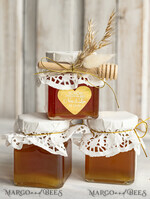 HOCHZEITSGESCHENKE Gastgeschenke Hochzeit Personalisierte Gastgeschenkgläser mit Blütenhonig Gastgeschenke Hochzeit Honig, Honiggeschenkglas mit Honig, handgemachte Gastgeschenke zur Hochzeit7
