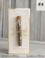 HOCHZEITSGESCHENKE Gastgeschenke Hochzeit Personalisierte Gastgeschenke Hochzeit mit Blumensamen Reagenzglas, personalisiertes Gastgeschenk Hochzeit Samen handgemachtes Gastgeschenk Hochzeit Brautpaar.7