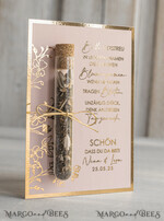 HOCHZEITSGESCHENKE Gastgeschenke Hochzeit Personalisierte Gastgeschenke Hochzeit mit Blumensamen Reagenzglas, personalisiertes Gastgeschenk Hochzeit Samen handgemachtes Gastgeschenk Hochzeit Brautpaar9