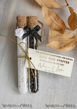 HOCHZEITSGESCHENKE Gastgeschenke Hochzeit Gastgeschenke Hochzeit - wir gehören zusammen wie Salz und Pfeffer. Gastgeschenk Pfeffer & Salz für Eure Hochzeitsgäste, Gastgeschenk Hochzeit Brautpaar Pfeffer & Salz mit Namen.6