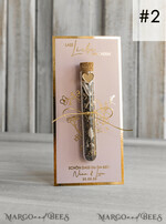 HOCHZEITSGESCHENKE Gastgeschenke Hochzeit Personalisierte Gastgeschenke Hochzeit mit Blumensamen Reagenzglas, personalisiertes Gastgeschenk Hochzeit Samen handgemachtes Gastgeschenk Hochzeit Brautpaar12