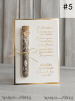 HOCHZEITSGESCHENKE Gastgeschenke Hochzeit Personalisierte Gastgeschenke Hochzeit mit Blumensamen Reagenzglas, personalisiertes Gastgeschenk Hochzeit Samen handgemachtes Gastgeschenk Hochzeit Brautpaar5