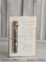 HOCHZEITSGESCHENKE Gastgeschenke Hochzeit Personalisierte Gastgeschenke Hochzeit mit Blumensamen Reagenzglas, personalisiertes Gastgeschenk Hochzeit Samen handgemachtes Gastgeschenk Hochzeit Brautpaar5