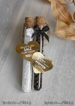 HOCHZEITSGESCHENKE Gastgeschenke Hochzeit Gastgeschenke Hochzeit, wir gehören zusammen wie Salz und Pfeffer. Gastgeschenk Pfeffer & Salz für Eure Hochzeitsgäste, Gastgeschenk Hochzeit Brautpaar Pfeffer & Salz mit Namen.8