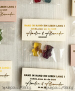 HOCHZEITSGESCHENKE Gastgeschenke Hochzeit Gastgeschenke Hochzeit Bärchen-Pärchen Gastgeschenke Hochzeit Gummibärchen Hand-in-Hand-ein-Leben-lang8