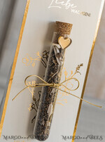 HOCHZEITSGESCHENKE Gastgeschenke Hochzeit Personalisierte Gastgeschenke Hochzeit mit Blumensamen Reagenzglas, personalisiertes Gastgeschenk Hochzeit Samen handgemachtes Gastgeschenk Hochzeit Brautpaar7