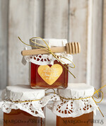 HOCHZEITSGESCHENKE Gastgeschenke Hochzeit Personalisierte Gastgeschenkgläser mit Blütenhonig, Gastgeschenke Hochzeit Honig, Honiggeschenkglas mit Honig, handgemachte Gastgeschenke zur Hochzeit.7