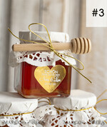 HOCHZEITSGESCHENKE Gastgeschenke Hochzeit Personalisierte Gastgeschenkgläser mit Blütenhonig, Gastgeschenke Hochzeit Honig, Honiggeschenkglas mit Honig, handgemachte Gastgeschenke zur Hochzeit.7
