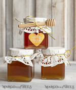 HOCHZEITSGESCHENKE Gastgeschenke Hochzeit Personalisierte Gastgeschenkgläser mit Blütenhonig, Gastgeschenke Hochzeit Honig, Honiggeschenkglas mit Honig, handgemachte Gastgeschenke zur Hochzeit.7