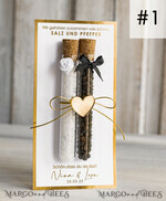 HOCHZEITSGESCHENKE Gastgeschenke Hochzeit Gastgeschenke Hochzeit, wir gehören zusammen wie Salz und Pfeffer. Gastgeschenk Pfeffer & Salz für eure Hochzeitsgäste, Gastgeschenk Hochzeit Brautpaar Pfeffer & Salz mit Namen.6