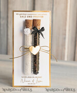 HOCHZEITSGESCHENKE Gastgeschenke Hochzeit Gastgeschenke Hochzeit, wir gehören zusammen wie Salz und Pfeffer. Gastgeschenk Pfeffer & Salz für eure Hochzeitsgäste, Gastgeschenk Hochzeit Brautpaar Pfeffer & Salz mit Namen.6