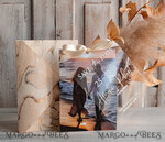 SAVE THE DATES photo vellum plexi  Callendar Clear Ivory Marble Gold Save the Date Cards with Photo, Plexi Clear Save Our Dates with Photo 10